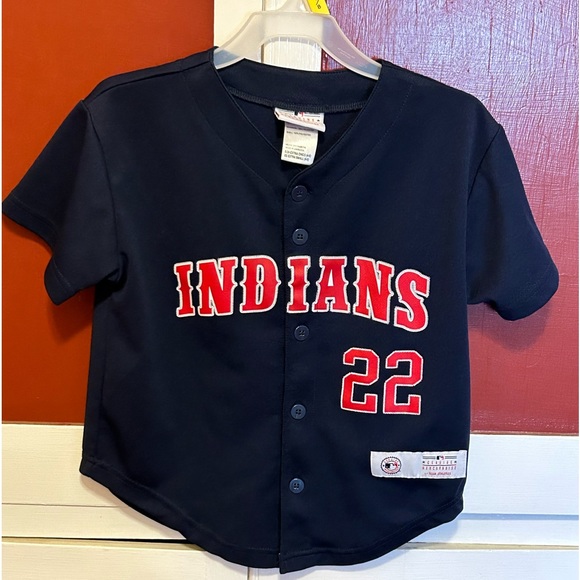 Cleveland Indians Kids Jersey - Jason Kipnis #22 - Size 4/5 - Picture 1 of 8